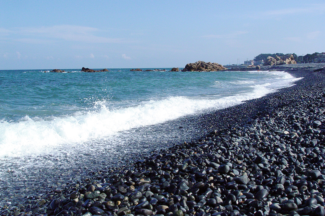 朱田卵石海岸