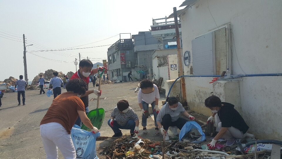 자생단체 합동 태풍피해지역 환경정비3