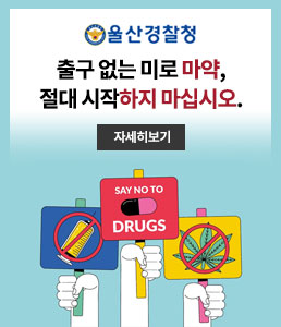 울산경찰청
출구 없는 미로 마약, 절대 시작하지 마십시오.
자세히보기