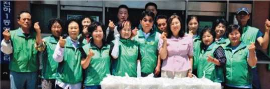 2025년 새마을협의회,부녀회 삼계탕 전달