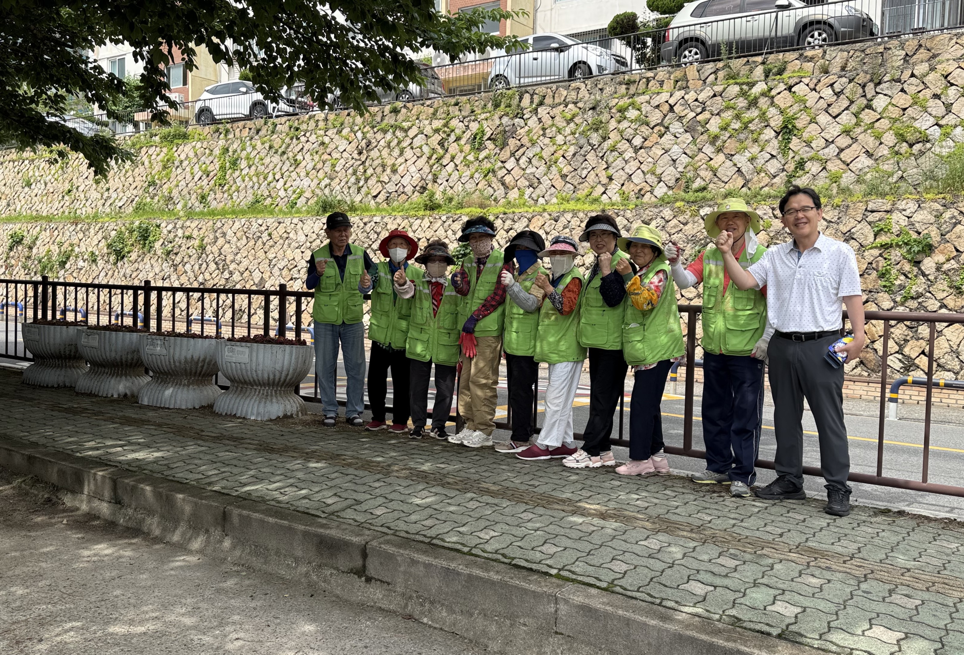 여름맞이 초화류 식재