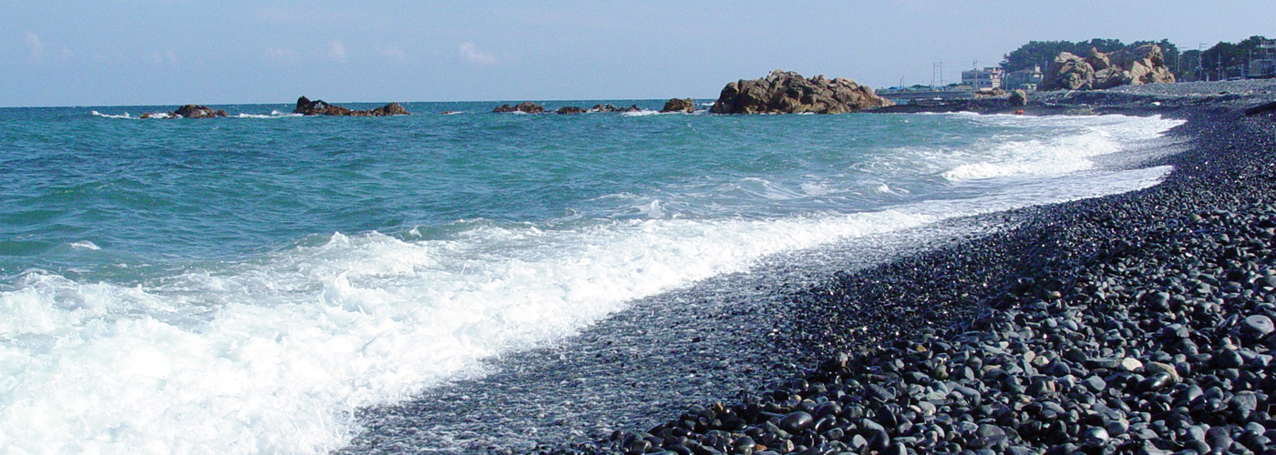 제8경 주전해변 몽돌 파도소리1