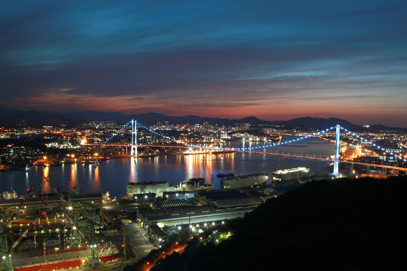 울산대교 전망대 야경3