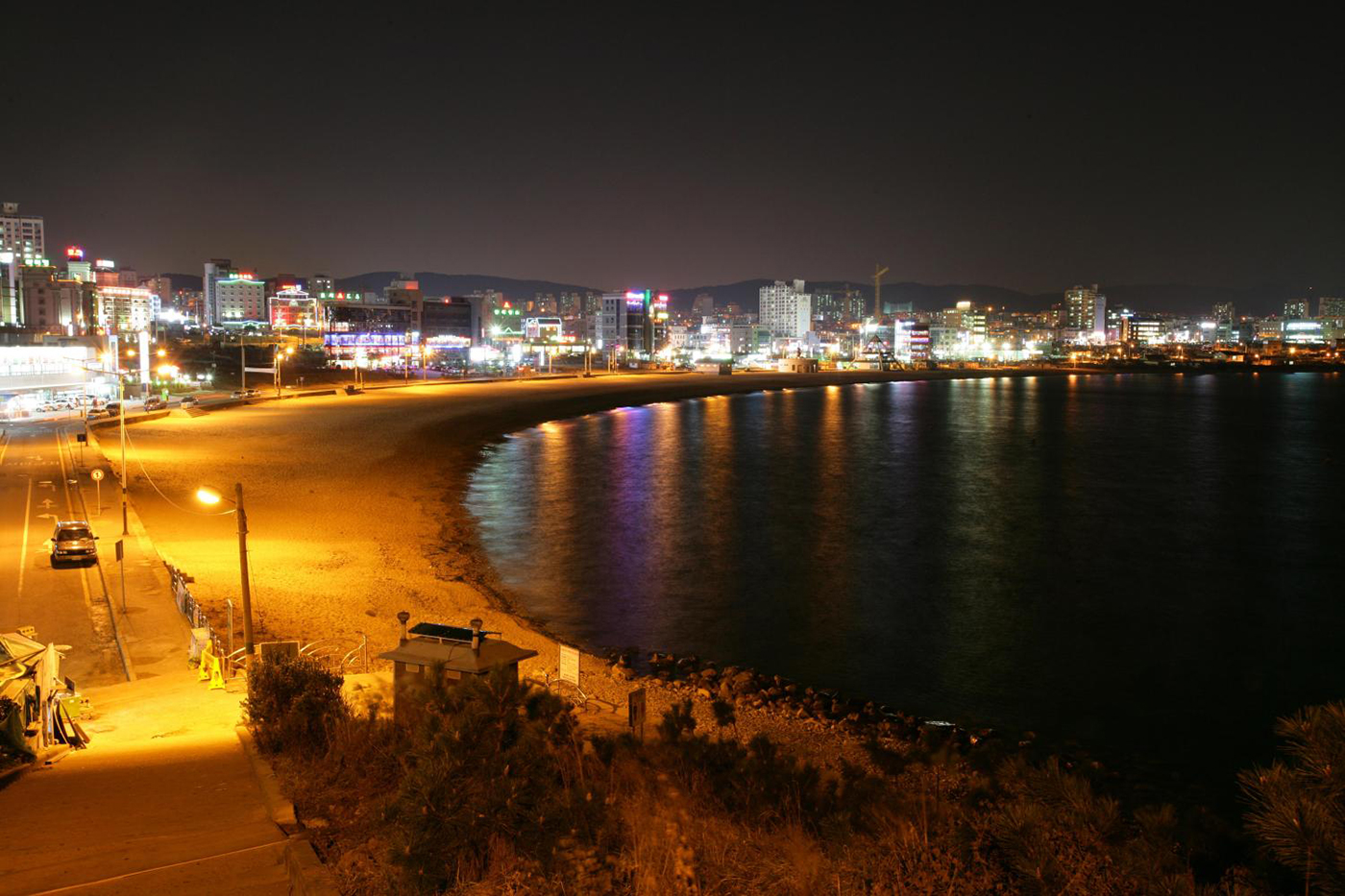 일산해수욕장 야경4